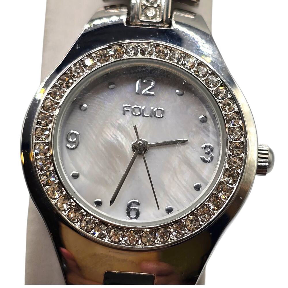 Folio Women MOP Watch Quartz Analog 26MM 7" FMDFOL018